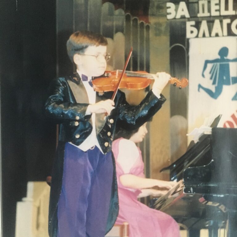 Electro Violinist Svet began playing the violin when he was just 3 years old